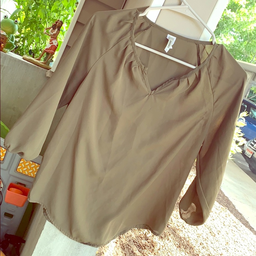 Olive blouse